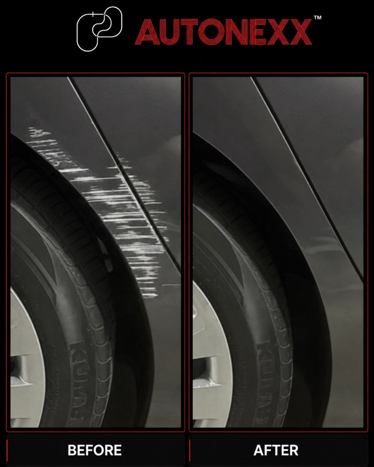 AUTONEXX scratch removal before and after result 3